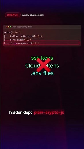 Stop npm Install Now! 🚨 Fix Axios Security Breach #JavaScript #Security