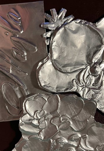 First Attempt at Aluminium Embossing Techniques
