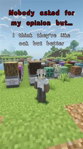 Do you have a favourite log in Minecraft? #shorts