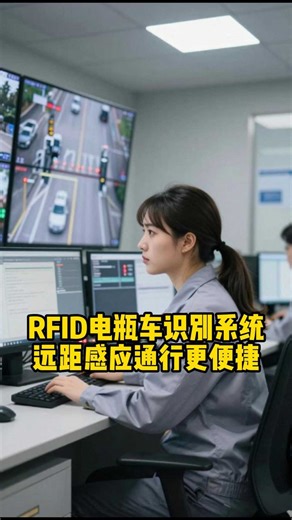 RFID电瓶车识别系统远距感应通行更便捷