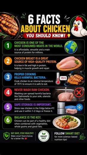 🍗 6 Facts About Chicken You Should Know! 😲