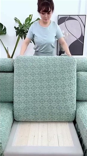 #Elegant Stretch Sofa Covers – Before & After😘