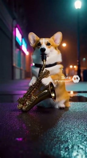 Goofy dog playing sax 😂😂😂 #shorts #dog #funny