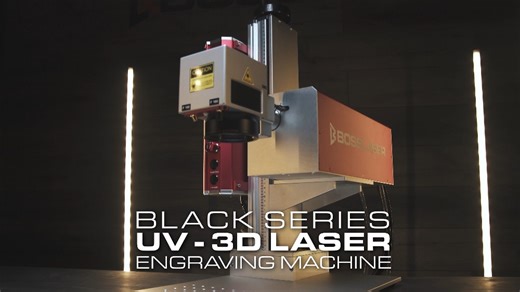 Boss Laser on Instagram: "Meet the next evolution in laser marking. The Boss Laser 3D UV Laser Marker brings ultra-precise 2D surface marking and true 3D sub-surface engraving into one compact system. With a short UV wavelength and minimal heat input, it delivers sharp detail, clean edges, and consistent results on materials that demand accuracy. From crystal and acrylic to metals, plastics, and electronics, this machine is built for applications where precision matters and thermal distortion is