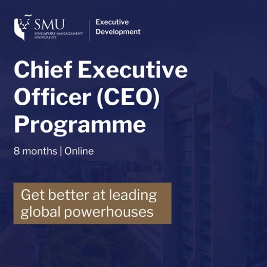 Future-proof your leadership with next-gen CEO skills! | SMU Executive Development - SMU ExD | Facebook
