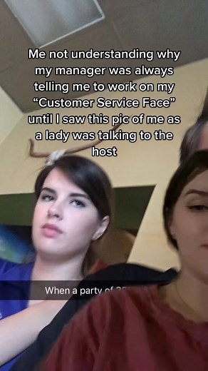 1.8K views · 15 reactions | #greenscreen I can’t turn off my RBF 路‍♀️ #serverlife #fyp | Marianne Faith | Facebook