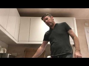 Kitchen day 7 part 2 integrated washing machine freestanding dryer behind door