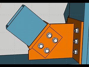 Modelado de una riostra estructural