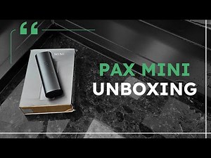 UNBOXING DO VAPORIZADOR DE ERVAS PAX MINI