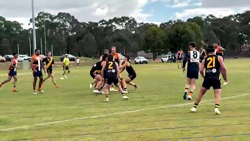 Seb Erharter kicks Macorna's first goal in LVFNL April 11, 2026