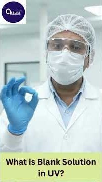 What is Blank Solution in UV?