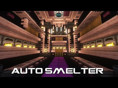 How To Build A AUTO SMELTER In Minecraft - TUTORIAL
