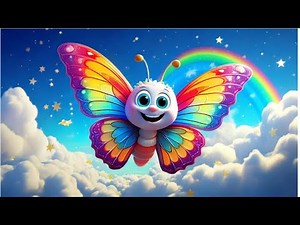 "Fly, Fly, Butterfly 🦋 | Fun Kids Song with Colorful Cartoon Butterflies | Sing Along & Dance!"
