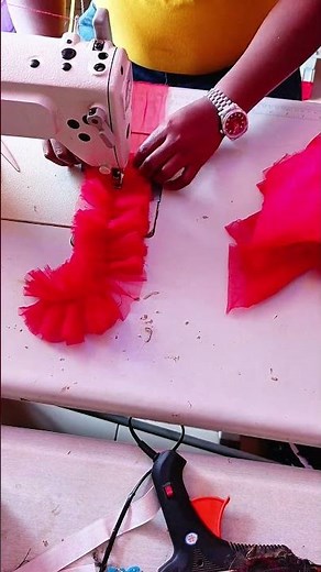 Easiest way to make ruffles with tulle
