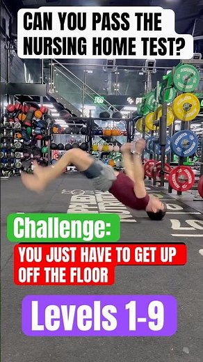 Mobility Test: Can You Get Off the Floor Without Using Your Hands?