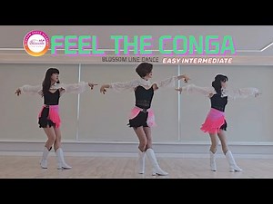 FEEL THE CONGA LINE DANCE/INTERMEDIATE/ 필 더 콩가 라인댄스