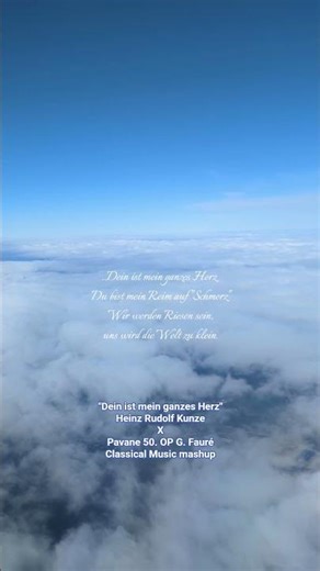 "Dein ist mein ganzes Herz" 🩵 #reimagining classical music by a modern muse 🎶 Heinz Rudolf Kunze