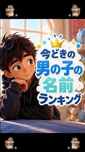 今人気の男の子の名前ランキングTOP5