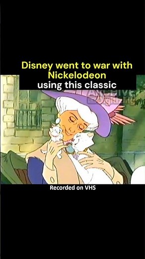 How Disney went to war with Nickelodeon using a 1970 classic 🏰⚔️ #shorts