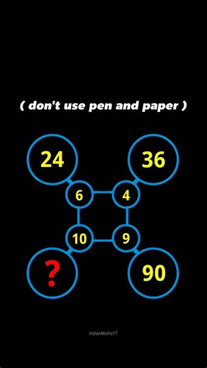 Indian Maths on Instagram: "Can you solve it? Follow for more. #maths #reasoning"