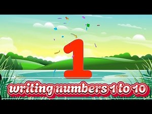 Write 1 to 10 || Numbers 1 to 10 || Let's Learn How To Count (1 to 10) || Trace Number 1-10