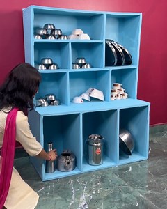 48K views · 315 reactions | Kitchen shelf organizer making at Home _ Kitchen Hacks #shelf #kitchenhacks #diy #fun | Deep's CRAFT | Facebook