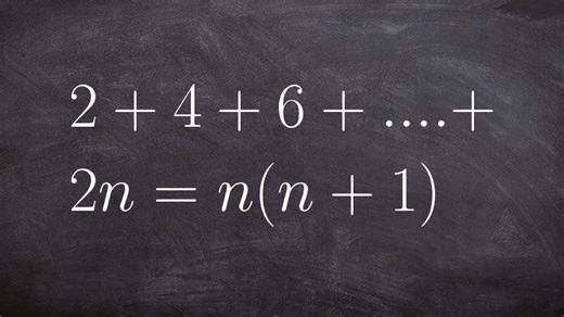 Prove by induction the sum formula