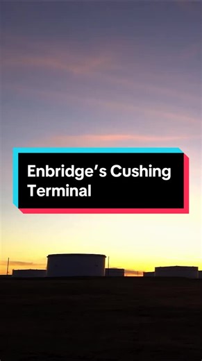 The Cushing Terminal is Enbridge’s largest tank terminal and the world’s biggest crude oil facility! Its a key energy hub, moving crude across North America & beyond. #energy #oilandgas #Oklahoma #energytransition