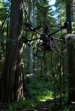 Logging Drone in Old Growth Forest Live Field Recording 5