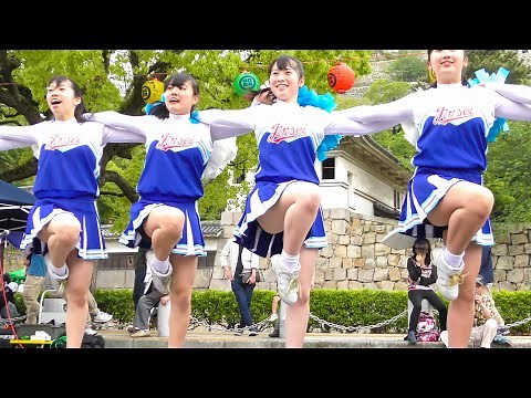 [4K Fancam] Cheerleader High school girls Cheering party Cute dance Kagawa, Japan [직캠]