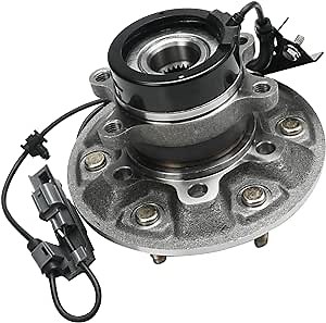 Detroit Axle - 4WD Front Right Wheel Bearing Hub for Chevy Colorado GMC Canyon, Isuzu i-350 i-370, Passenger Side Wheel Bearing and Hub Assembly Replacement