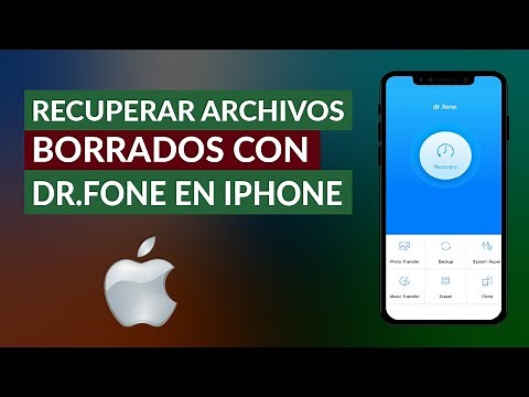 Cómo Recuperar Archivos, Fotos y Videos Borrados con Dr.fone en iPhone iOS
