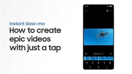 How to use Instant slow-mo | Samsung Galaxy S25 Series