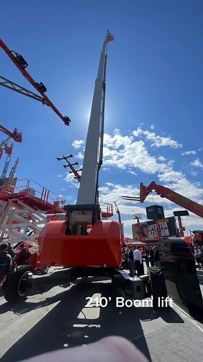 Innovative Snorkel 210 Boom Lift for Construction at ConExpo