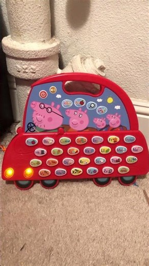 VTech Peppa Pig Learn and Go Alphabet Car Startup and Shutdown