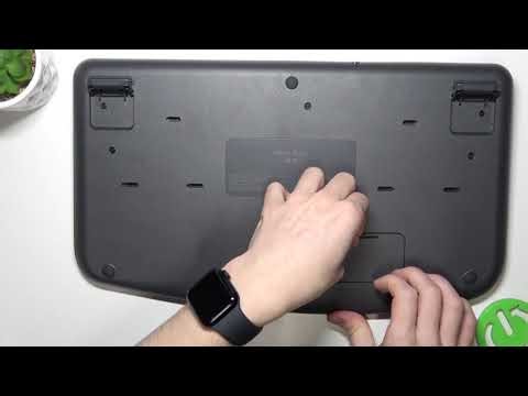 How to replace the batteries on Logitech Wave Keys