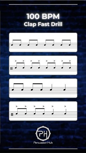 Clap Rhythm Speed Drill | Master Notation & Beat Control at 100 BPM