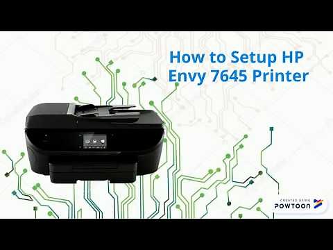 How to Setup HP Envy 7645 printer | Driver Download ( New 2020 User Guide )