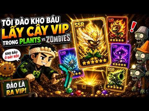 Plants Vs Zombies Nhưng Đào Ra Cây Ngẫu Nhiên