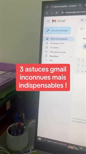 100K views · 739 reactions | Trois. Astuces Gmail ⚠️à connaître absolument. | Astuces | Facebook