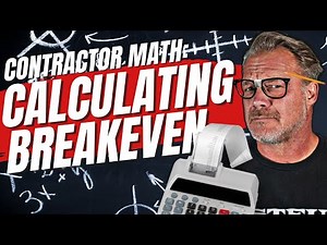 How to Calculate Your Breakeven Point | TCF834