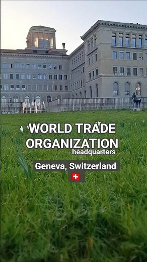 What the WTO Looks Like From the Back.#switzerland #geneva #world #trade #organization #trader #wto