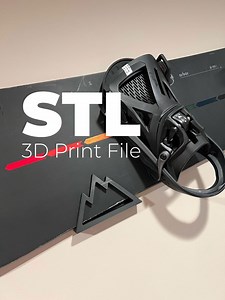 Snowboard Wall Mount STL File - Etsy