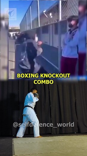 629K views · 8.4K reactions | Boxing knockout punch combo #boxing #boxingtraining #selfdefense #selfdefenseforwomen #selfdefensetraining #martialarts #martialartstraining #mma #mmafighter #mmatraining #muaythaifighter #KnockoutPower #muaythai | Self Defence World | Facebook