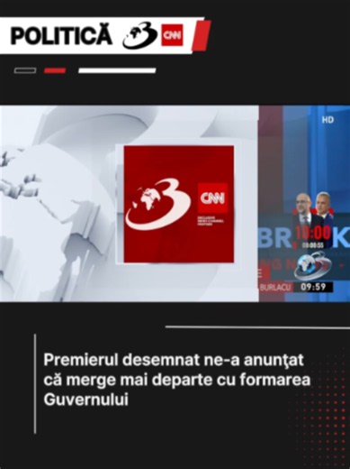 Premierul desemnat ne-a anunţat că merge mai departe cu formarea Guvernului