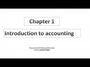 Chapter 1 - Introduction to Accounting