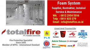Foam System Untuk Memadamkan Kebakaran - PT Totalfire Indonesia