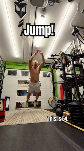 Jump! The broad jump is a great way to develop explosive power & easy to measure progress.