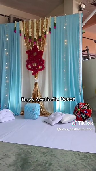 Sky Blue & White Nalangu Decor for Elegant Weddings