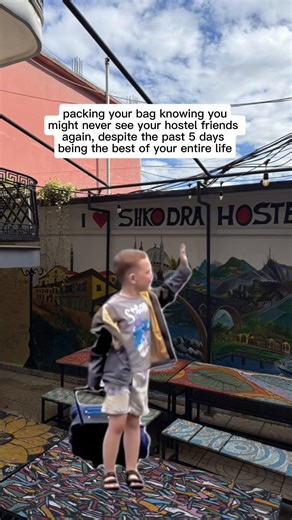 Those backpacking friendships being the best hellos but hardest goodbyes 😞❤️‍🩹 Home friends just don’t get it the same - that’s why we’ve made Backpacker Community chats for those who DO 😝✈️ Comment ‘Group Chat’ and we’ll send you the WhatsApp link! #travel #traveltok #backpacking #travelcommunity #travelmeme